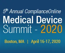 5th Annual ComplianceOnline Medical Device Summit 2020