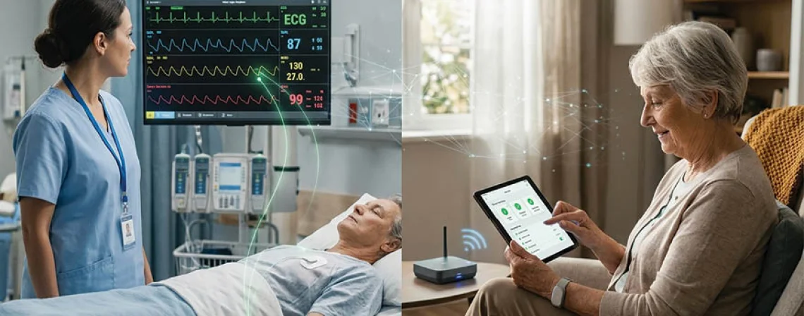 Leveraging Technology for Remote Patient Monitoring in Hospital and Home Settings