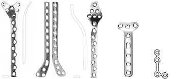 Bone Plates for 1.5mm, 2.Omm, 2.4mm, 2.7mm, 3.5mm, 4.5mm and 6.5mm Screw