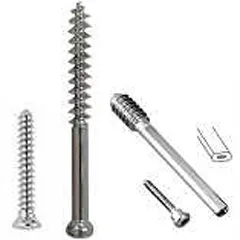 Bone Screws for 1.5mm, 2.0mm, 2.4mm, 2.7mm, 3.5mm, 4.5mm and 6.5mm Plate