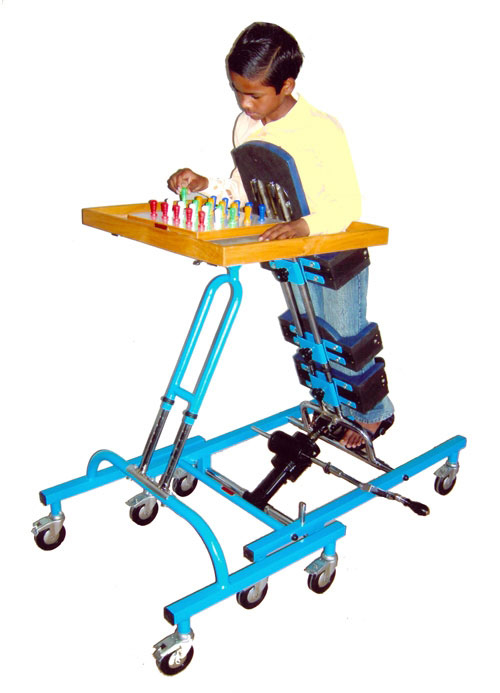Standing Positioner With Activity Tray, Child (Three-In-One)